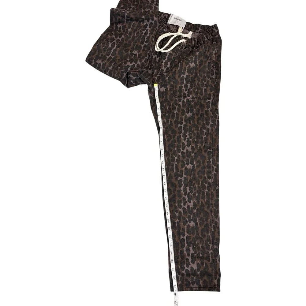 NWT OneTeaspoon Pants Sz XS Bronze Leo B Leopard  Shabbies Cotton Elastic Waist - Picture 15 of 16
